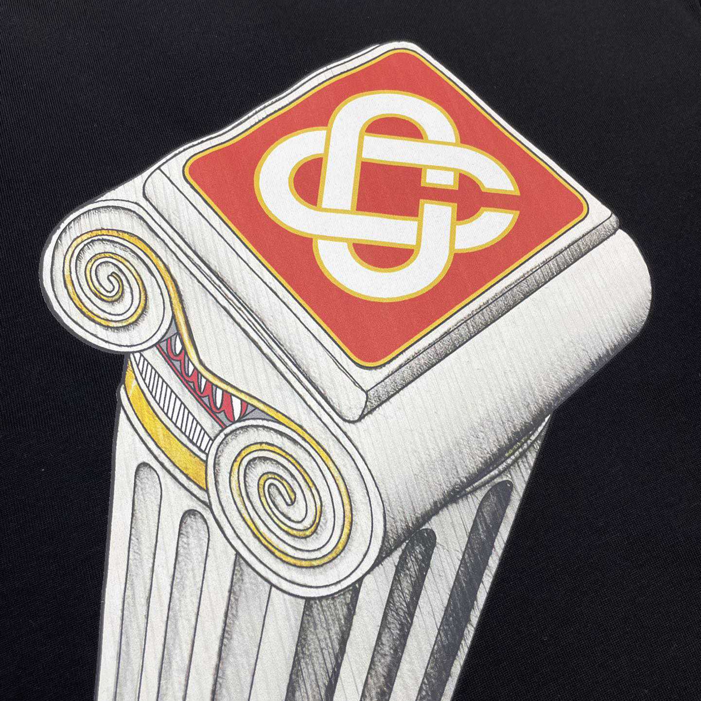 Casablanca Leaning Column T-Shirt   C906 - DopestKickz