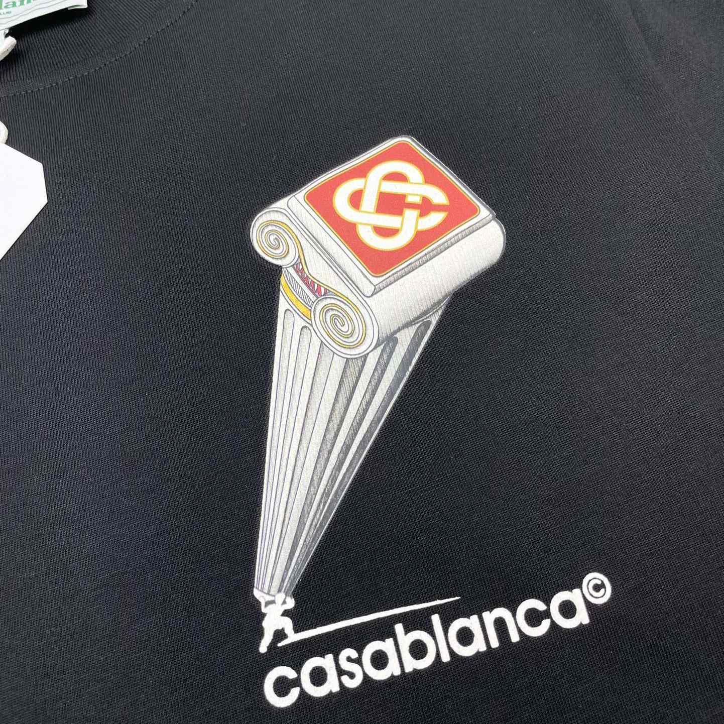 Casablanca Leaning Column T-Shirt   C906 - DopestKickz