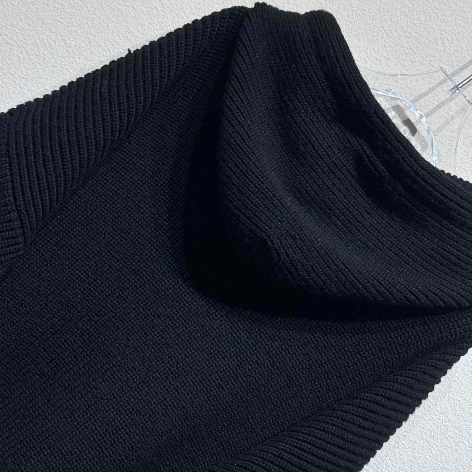 Celine Hooded Sweater In Ribbed Wool - DopestKickz