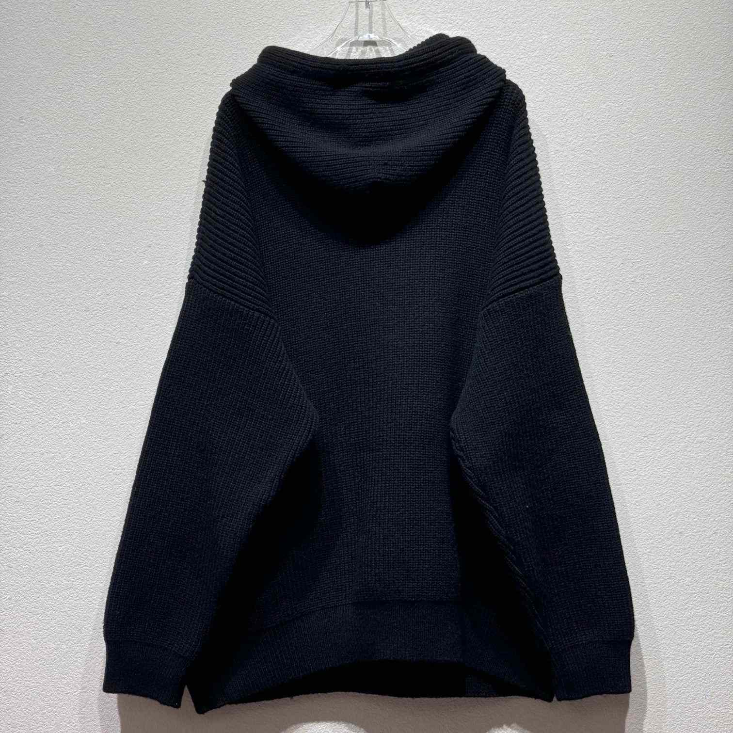 Celine Hooded Sweater In Ribbed Wool - DopestKickz