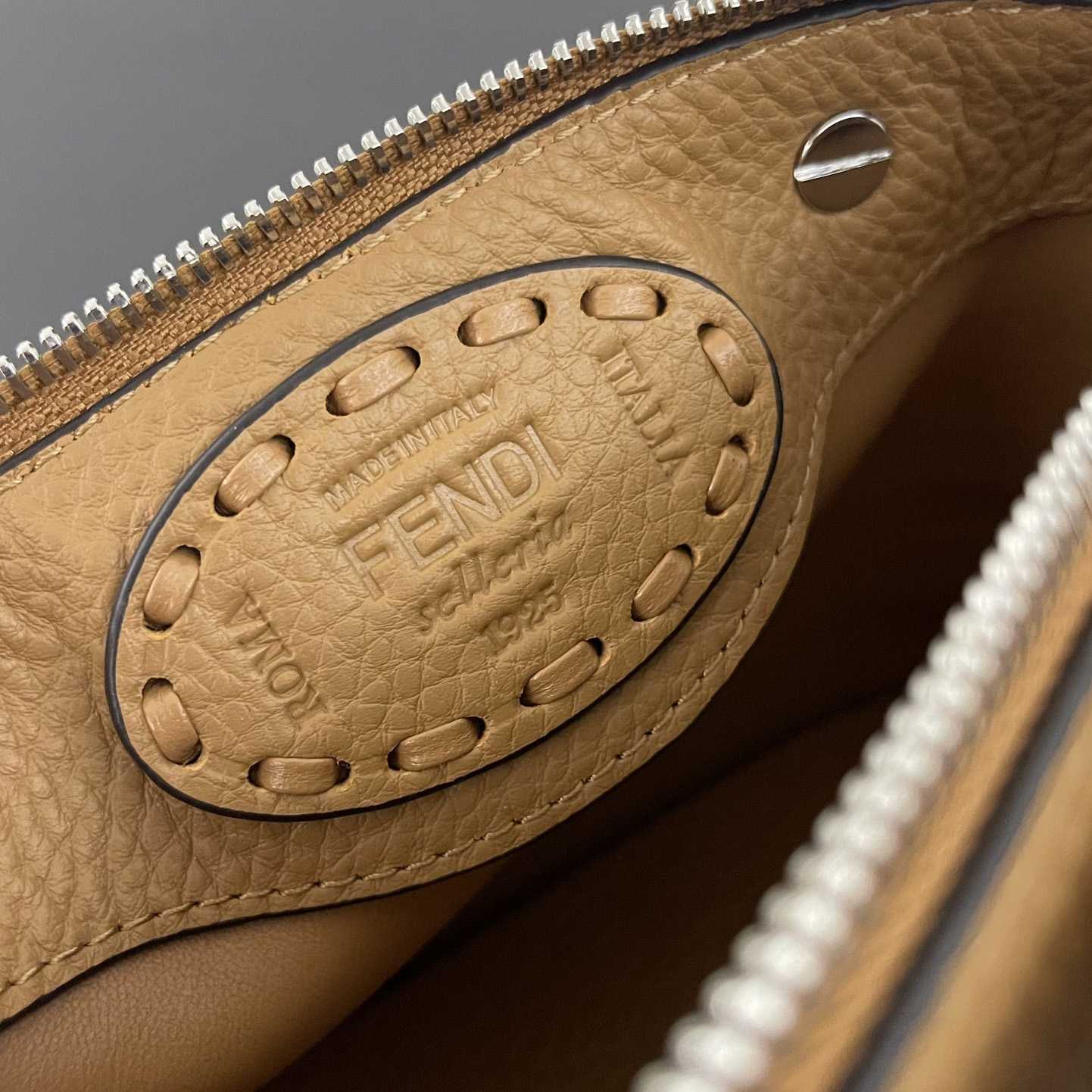 Fendi By The Way Selleria Medium Selleria Bag With 192 Hand-sewn Topstitches - DopestKickz