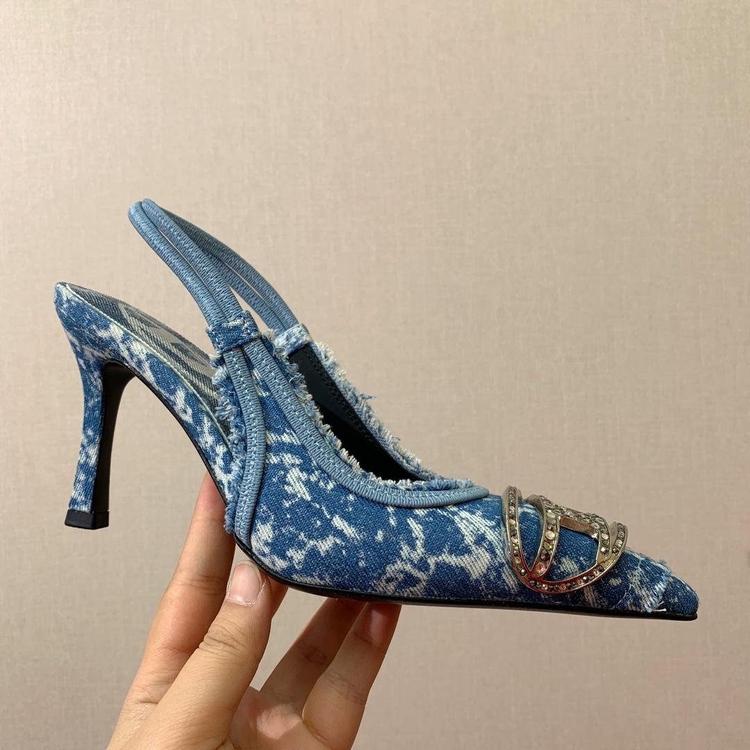 Diesel Women's Blue Venus Heels - DopestKickz