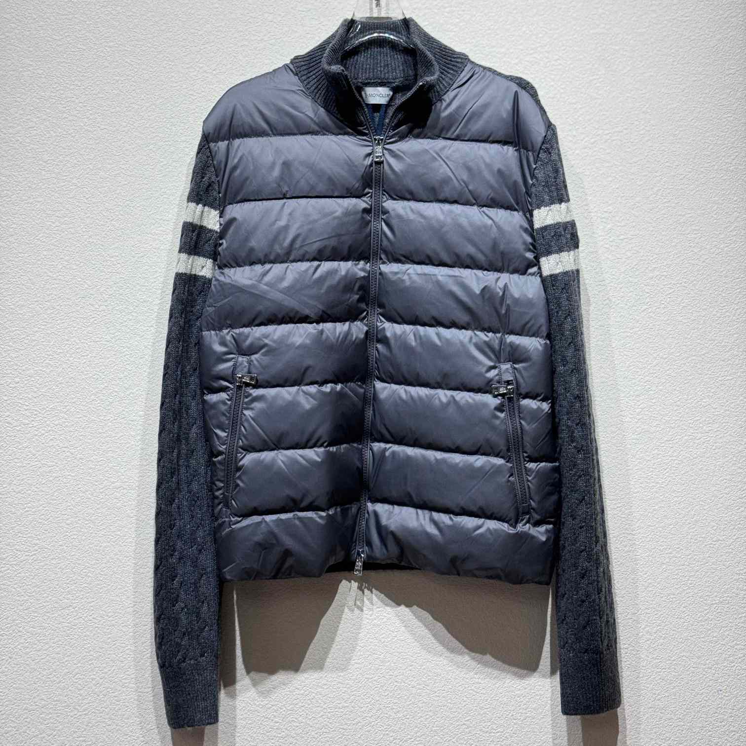 Moncler Padded Wool Zip-up Cardigan - DopestKickz