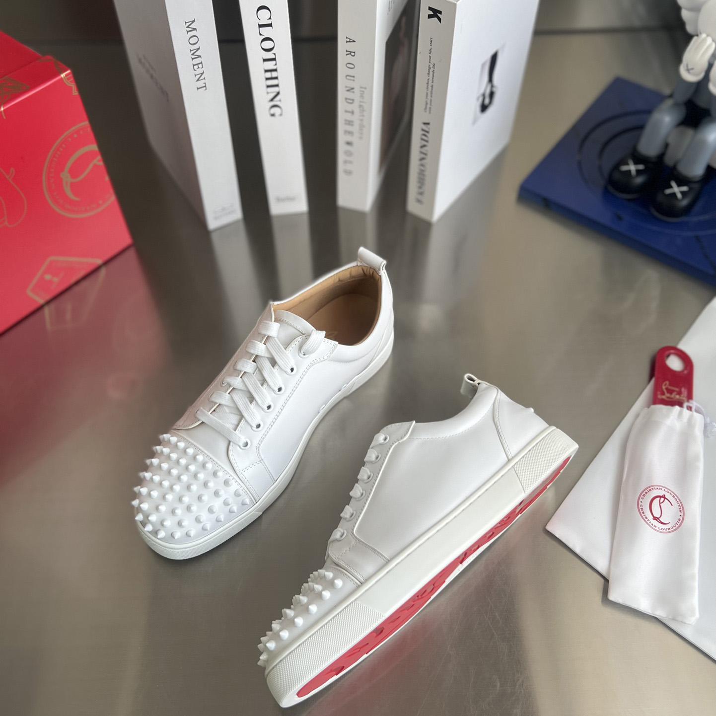 Christian Louboutin Louis Junior Spikes Sneakers - DopestKickz