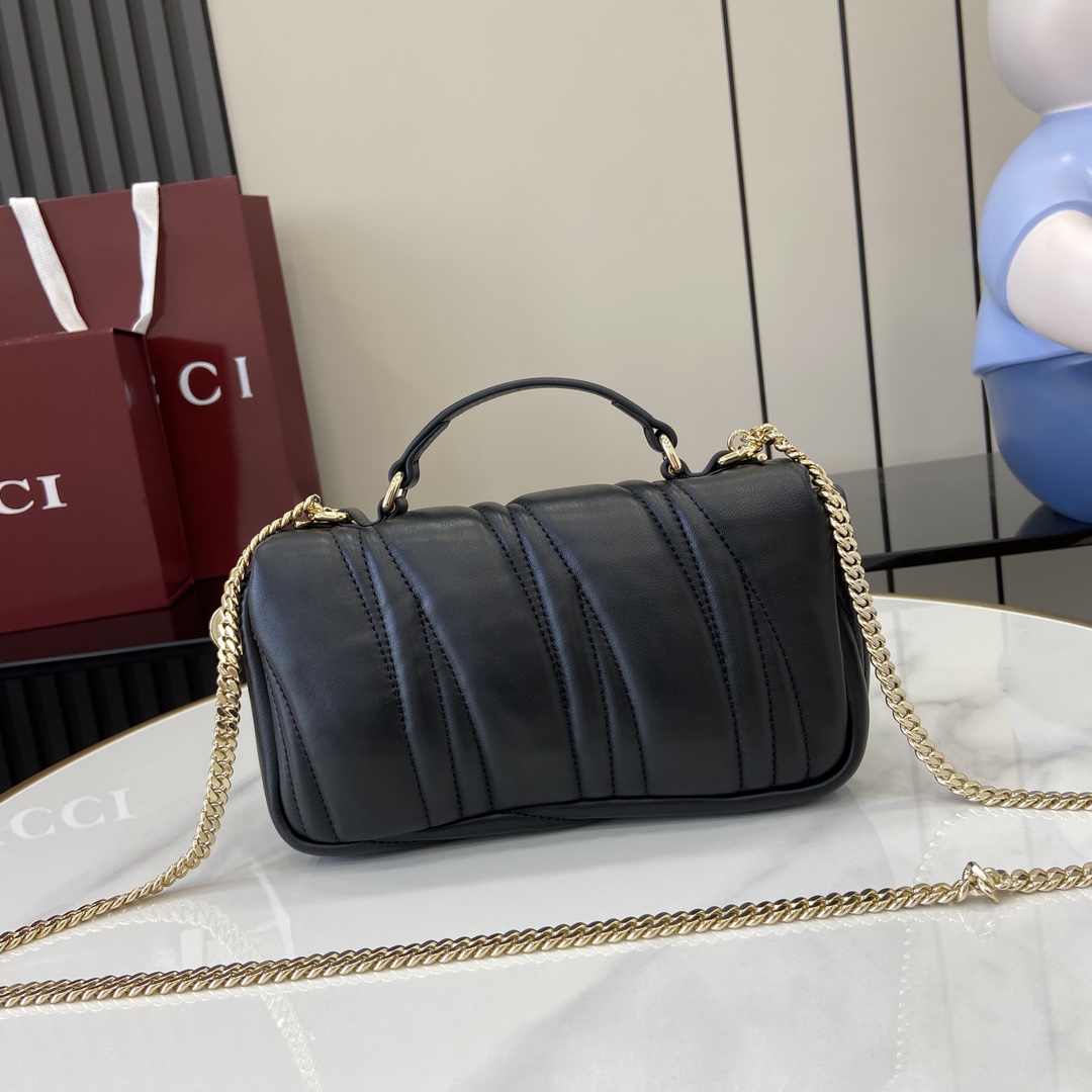 Gucci GG Milano Mini Top Handle Bag - DopestKickz