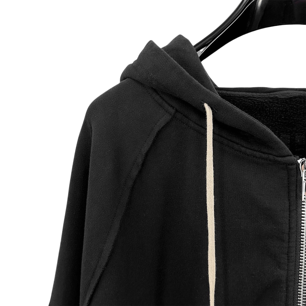 Rick Owens Cotton Zip-up Hoodie - DopestKickz