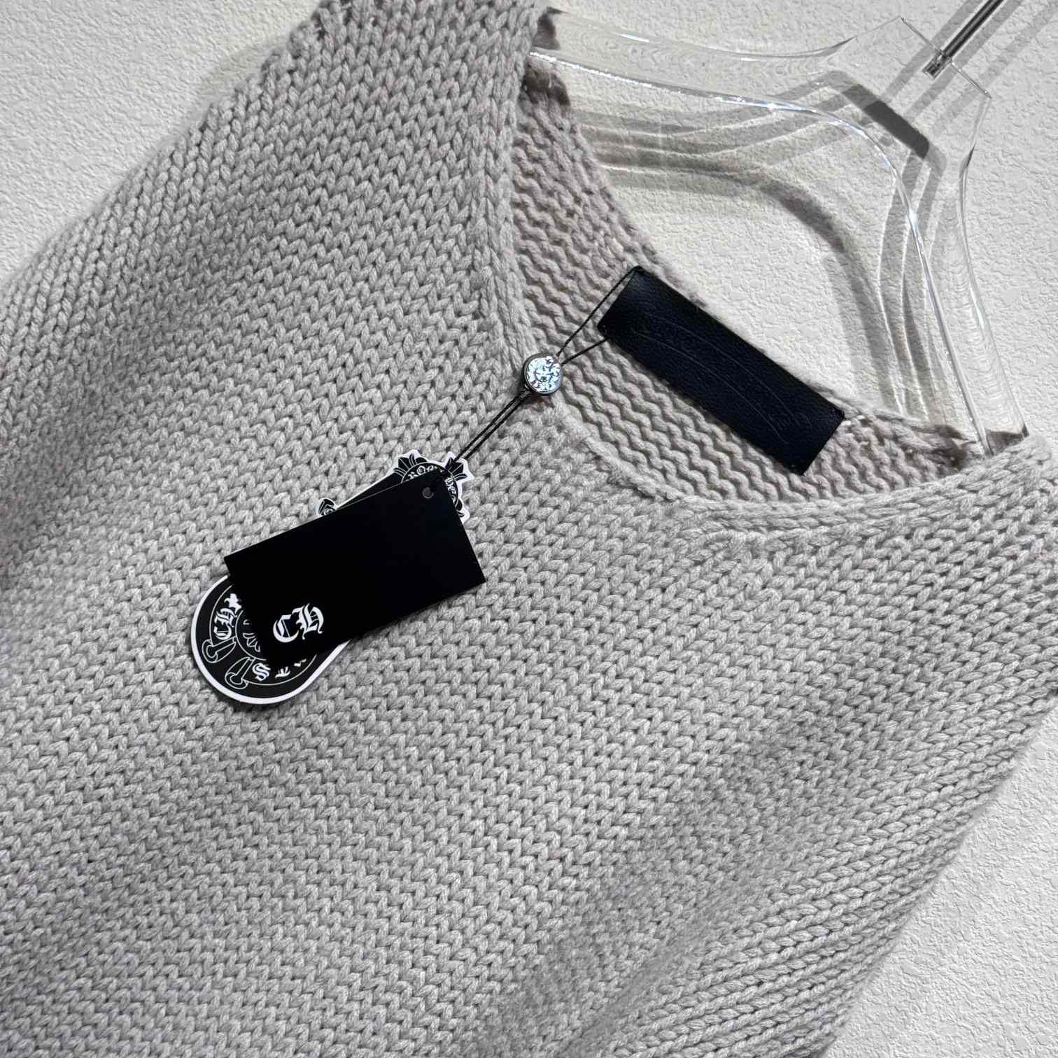 Chrome Hearts Cashmere Cemetery Knit Crewneck - DopestKickz