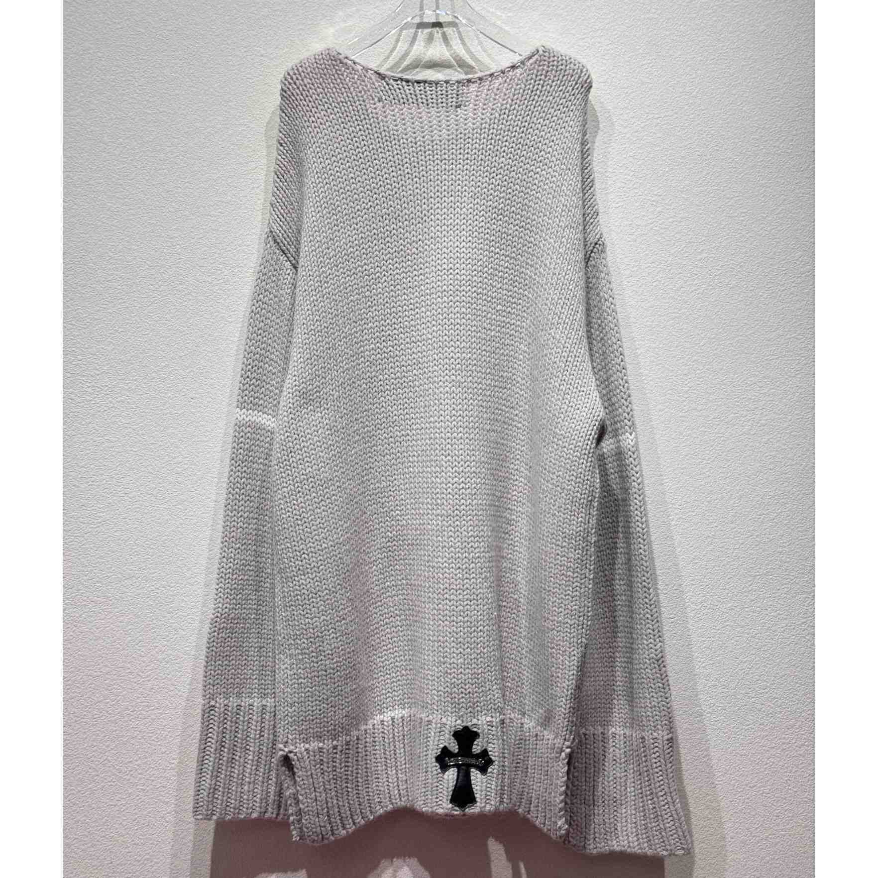 Chrome Hearts Cashmere Cemetery Knit Crewneck - DopestKickz