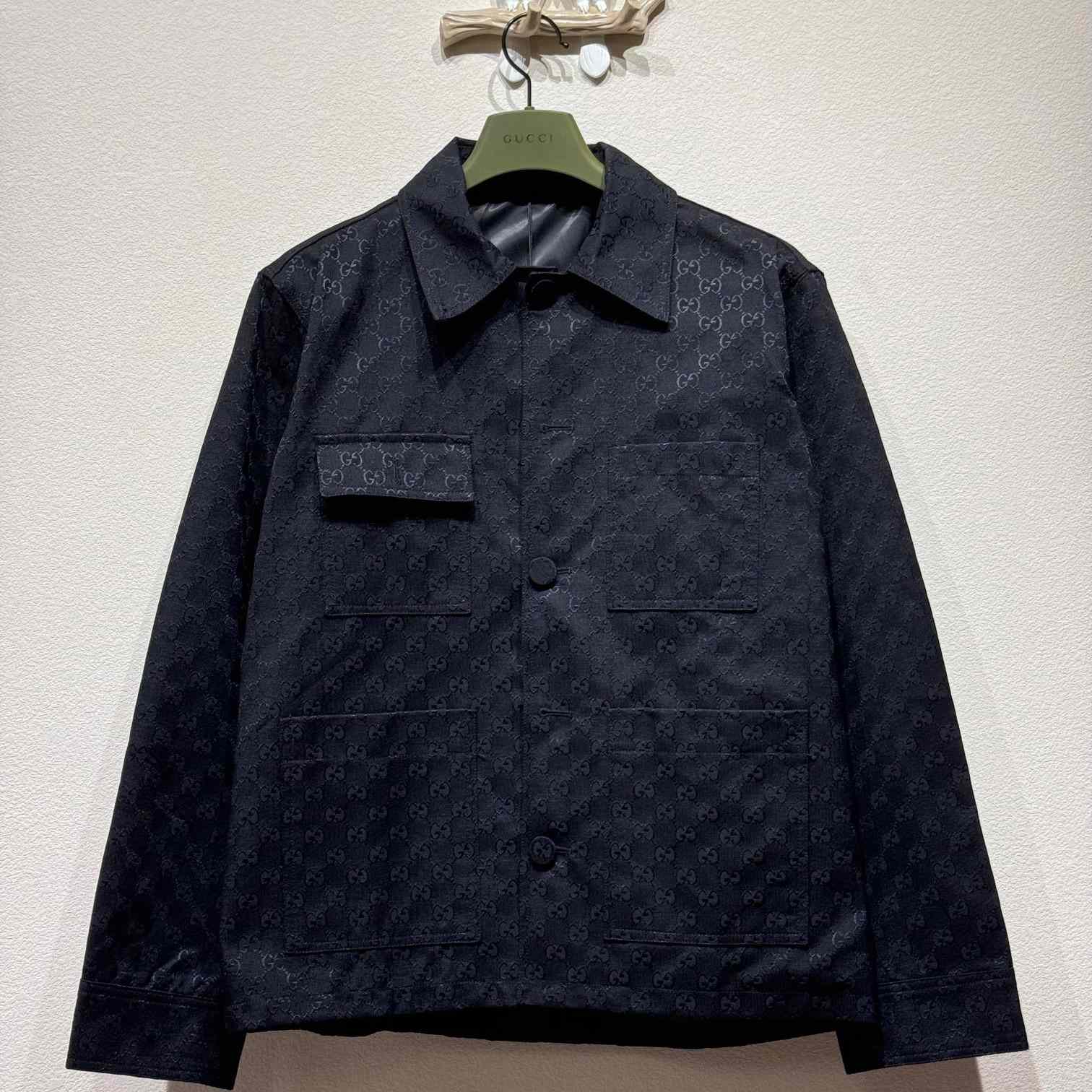 Gucci GG Mixed Cotton Jacket - DopestKickz