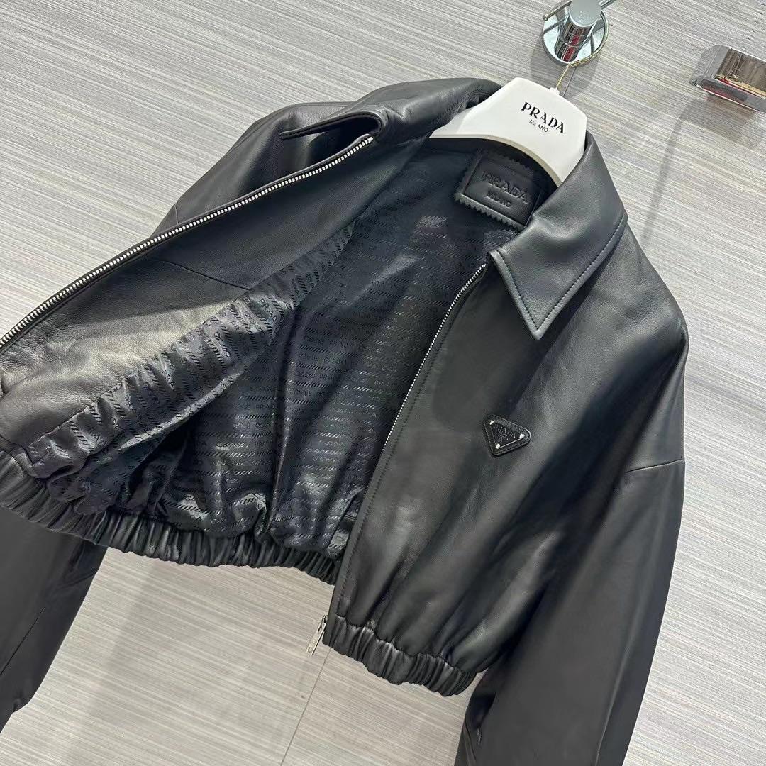 Prada Leather Jacket - DopestKickz