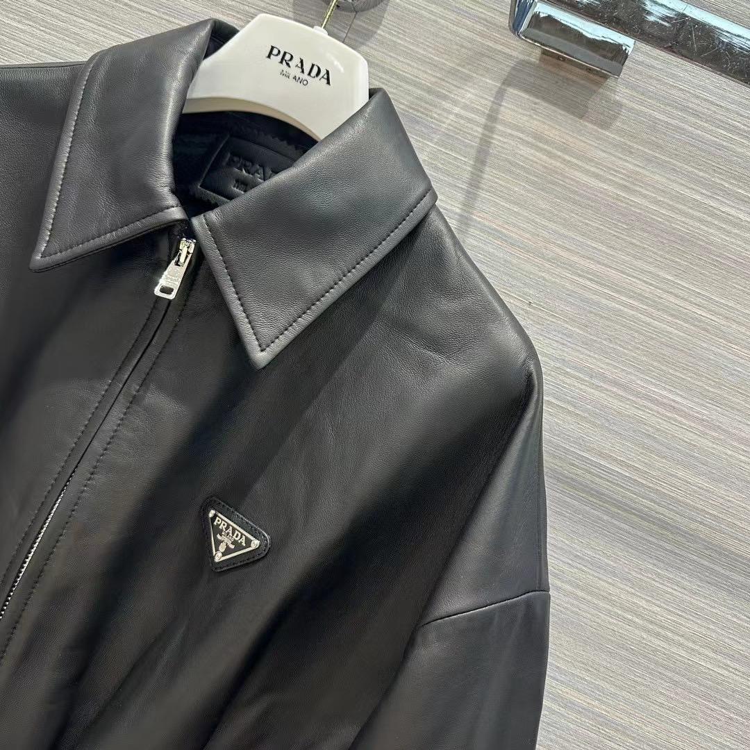 Prada Leather Jacket - DopestKickz