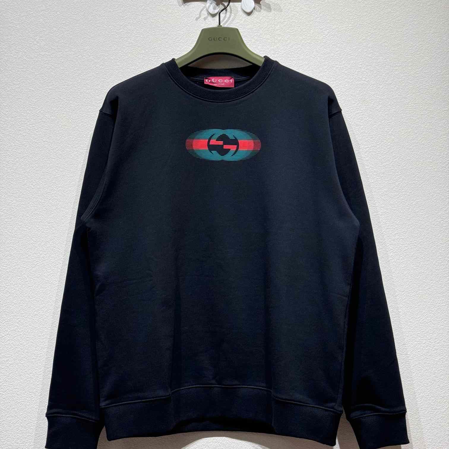 Gucci Cotton Sweatshirt With Logo - DopestKickz