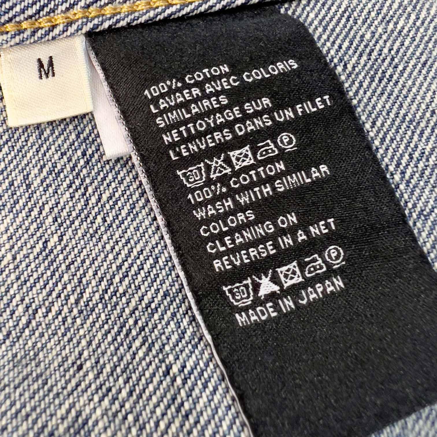 Celine Trucker Jacket In Union Wash Denim - DopestKickz