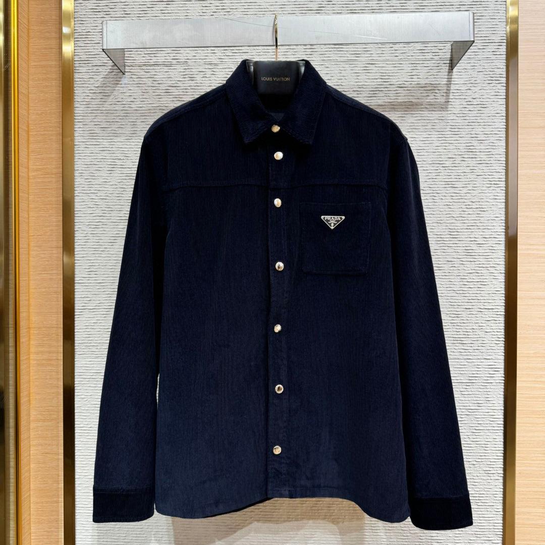 Prada Corduroy Shirt - DopestKickz