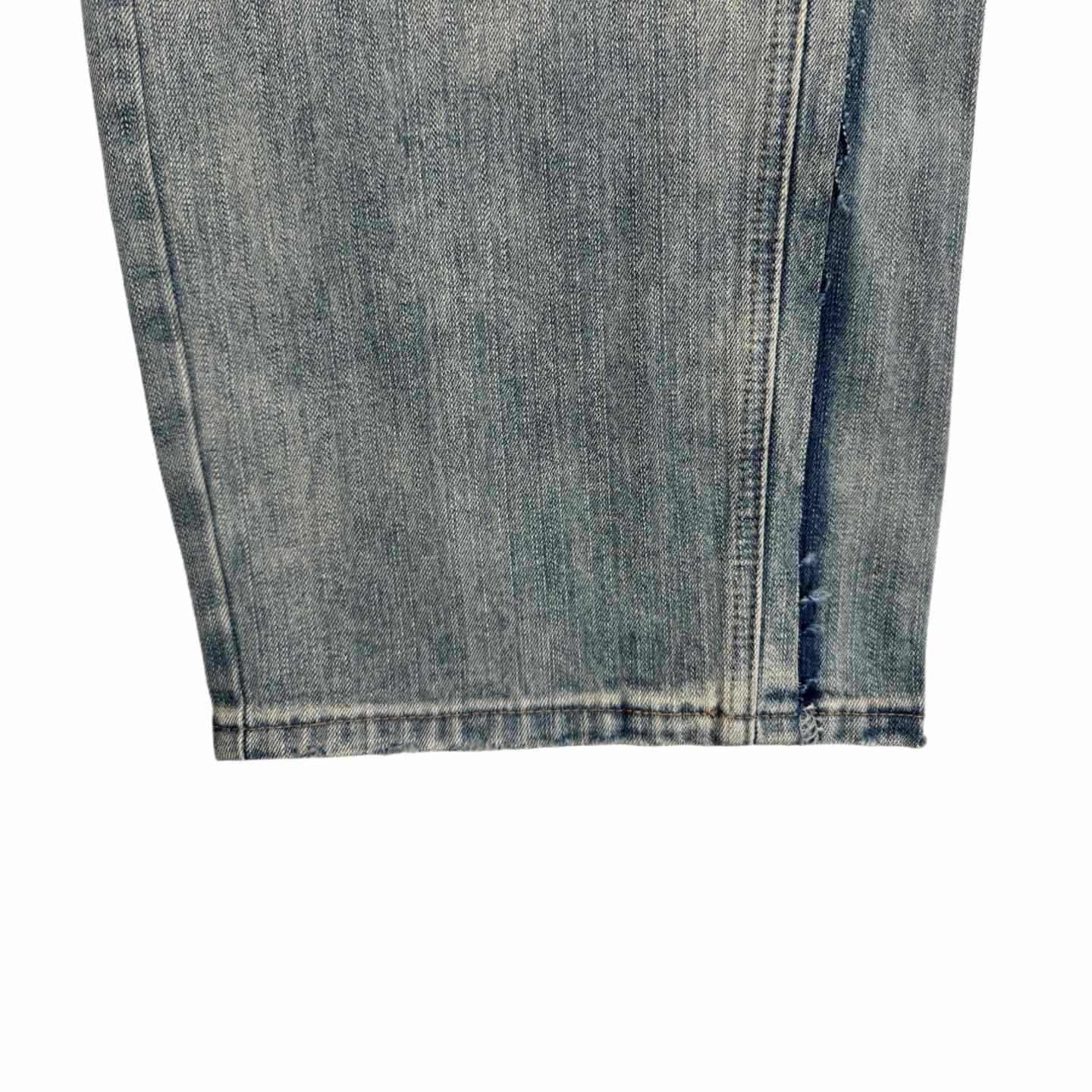 Balenciaga Cut-Up Baggy Pants In Blue  - DopestKickz