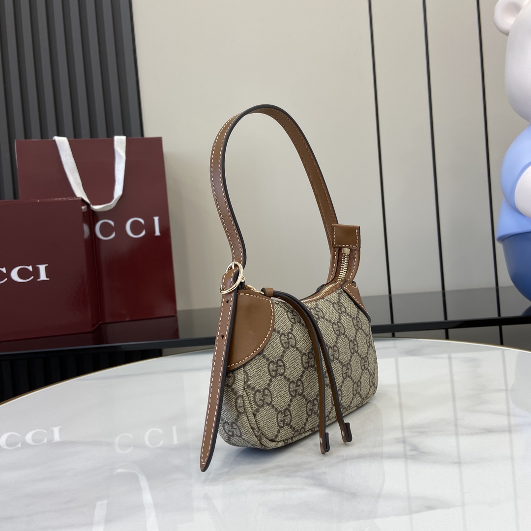 Gucci GG Emblem Super Mini Shoulder Bag - DopestKickz