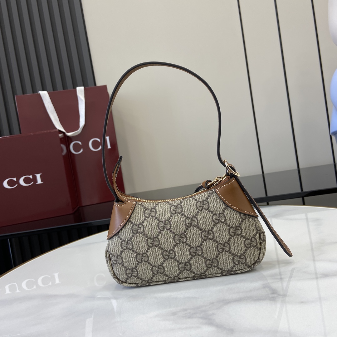 Gucci GG Emblem Super Mini Shoulder Bag - DopestKickz