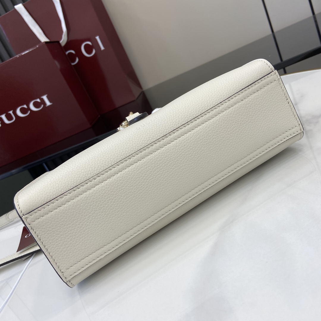 Gucci Small Tote Bag With Hook Closure - DopestKickz