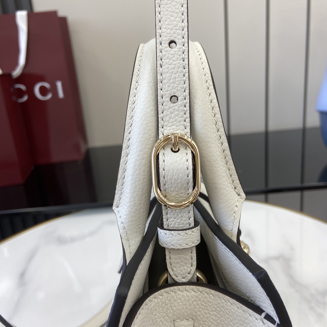 Gucci Small Tote Bag With Hook Closure - DopestKickz