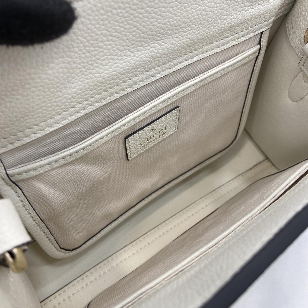 Gucci Small Tote Bag With Hook Closure - DopestKickz