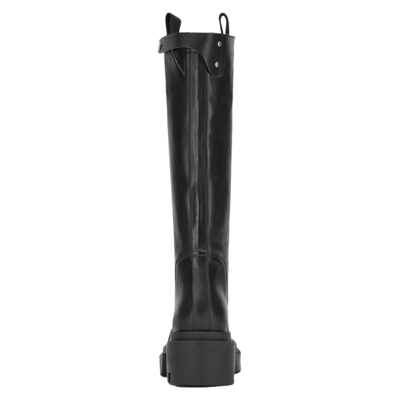 Rick Owens Pull On Bogun Leather Boots - DopestKickz