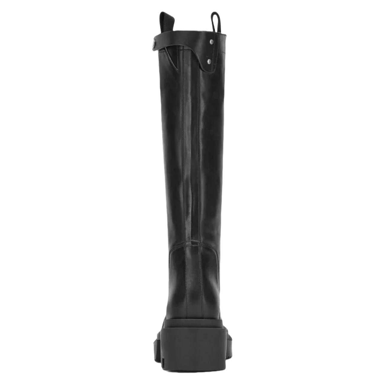 Rick Owens Pull On Bogun Leather Boots - DopestKickz