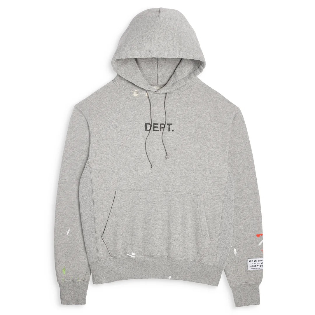Gallery Dept.  Logo Painted Remke Hoodie - DopestKickz
