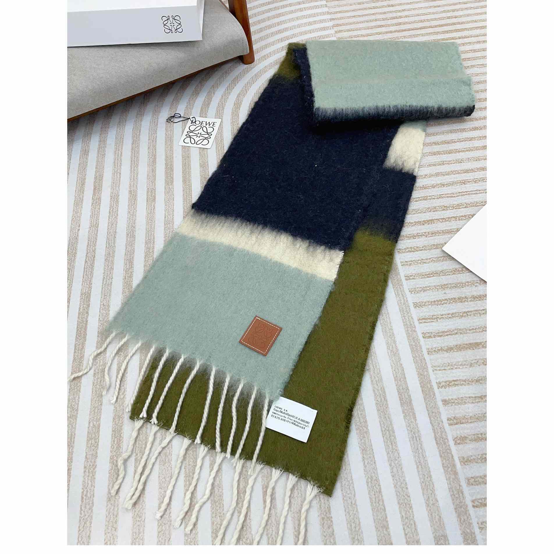 Loewe Scarf In Mohair And Wool - DopestKickz
