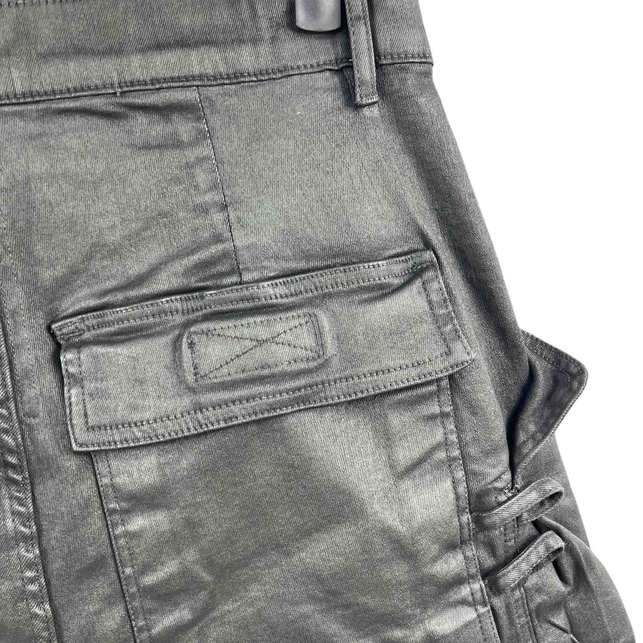 Rick Owens 'stefan' Denim Cargo Shorts - DopestKickz