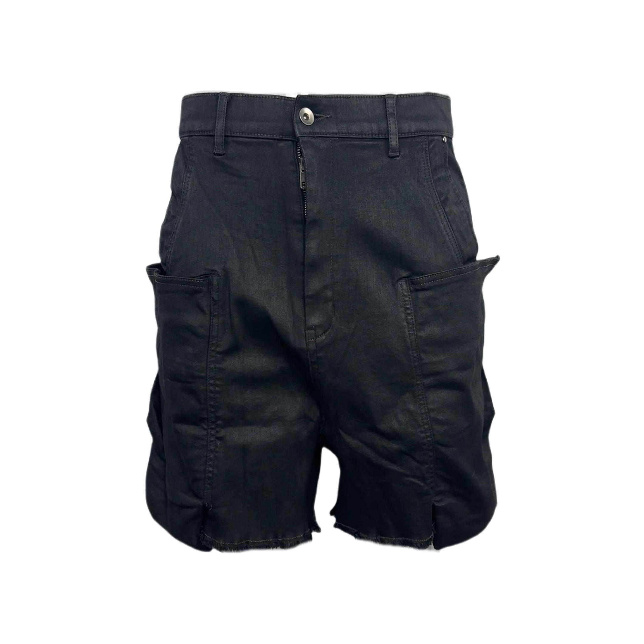 Rick Owens 'stefan' Denim Cargo Shorts - DopestKickz