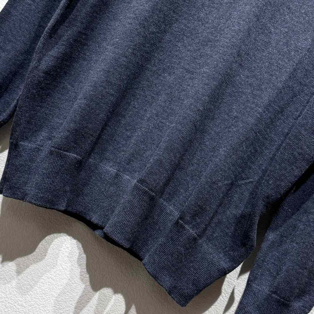 Gucci Knit Wool Long Sleeve Polo Top - DopestKickz