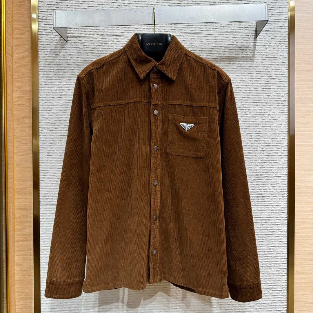 Prada Corduroy Shirt - DopestKickz