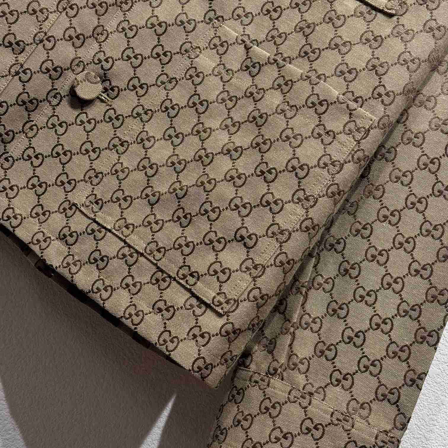 Gucci GG Mixed Cotton Jacket - DopestKickz