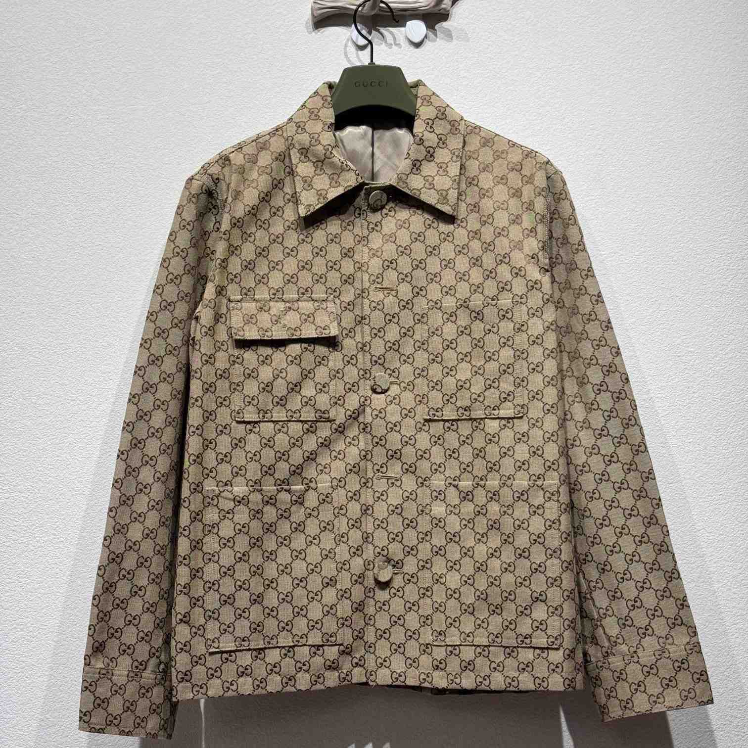 Gucci GG Mixed Cotton Jacket - DopestKickz