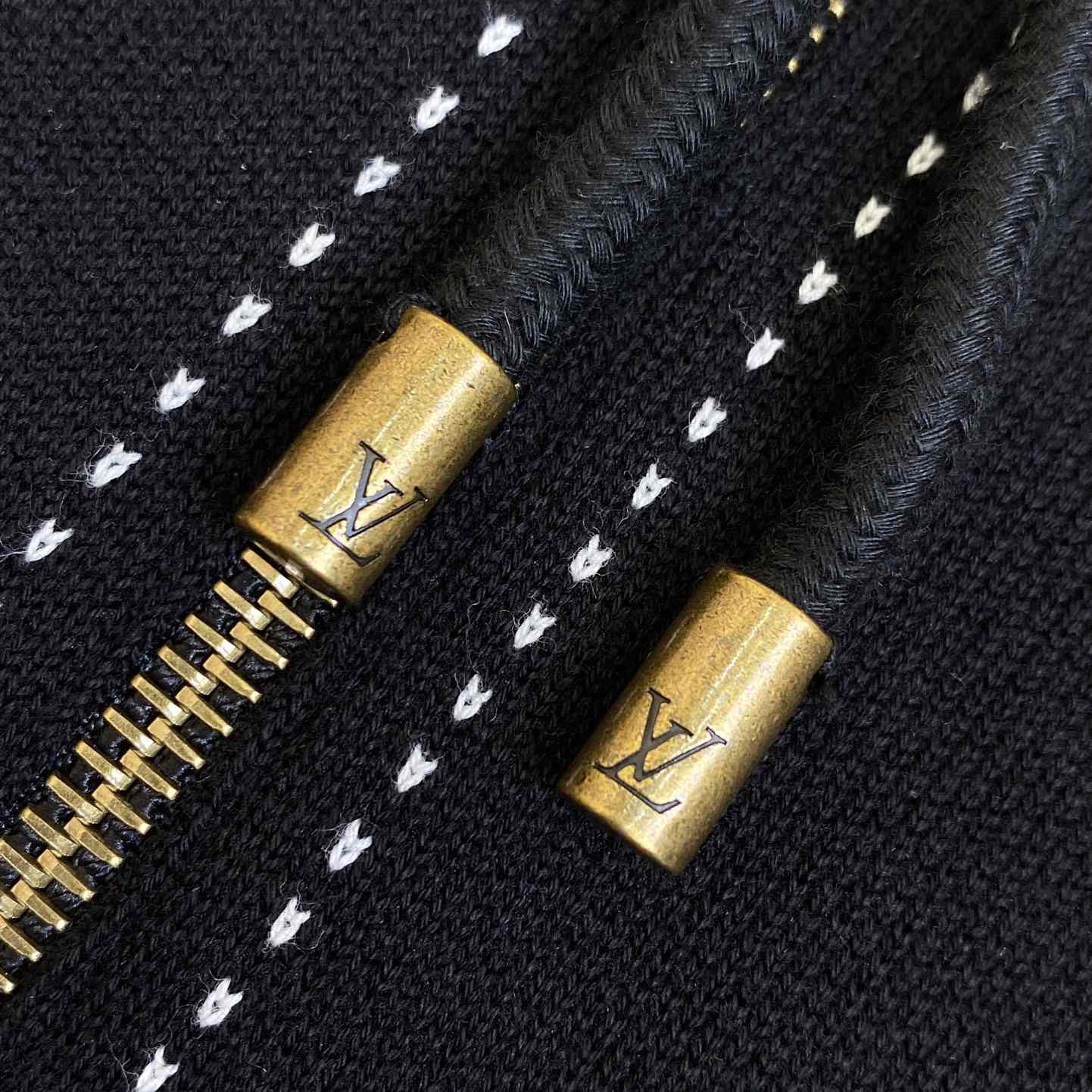 Louis Vuitton Graphic Intarsia Zipped Cotton Hoodie   1AFXKW - DopestKickz