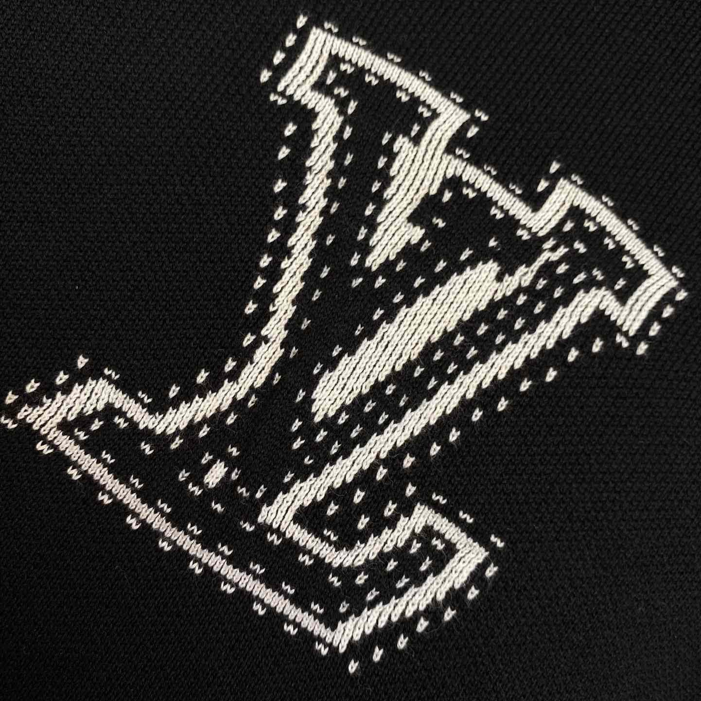 Louis Vuitton Graphic Intarsia Zipped Cotton Hoodie   1AFXKW - DopestKickz