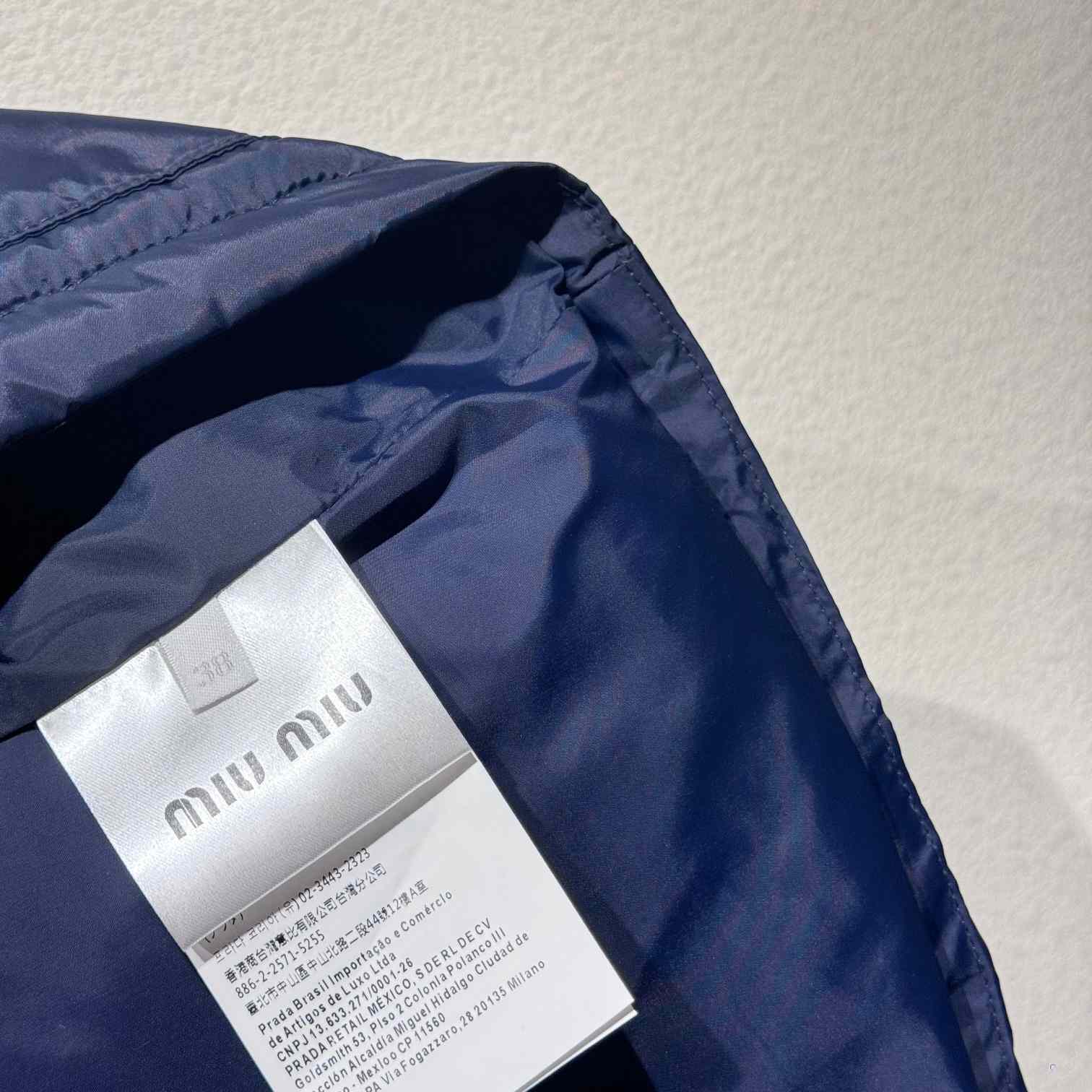 Miu Miu Technical Pongé Down Jacket - DopestKickz