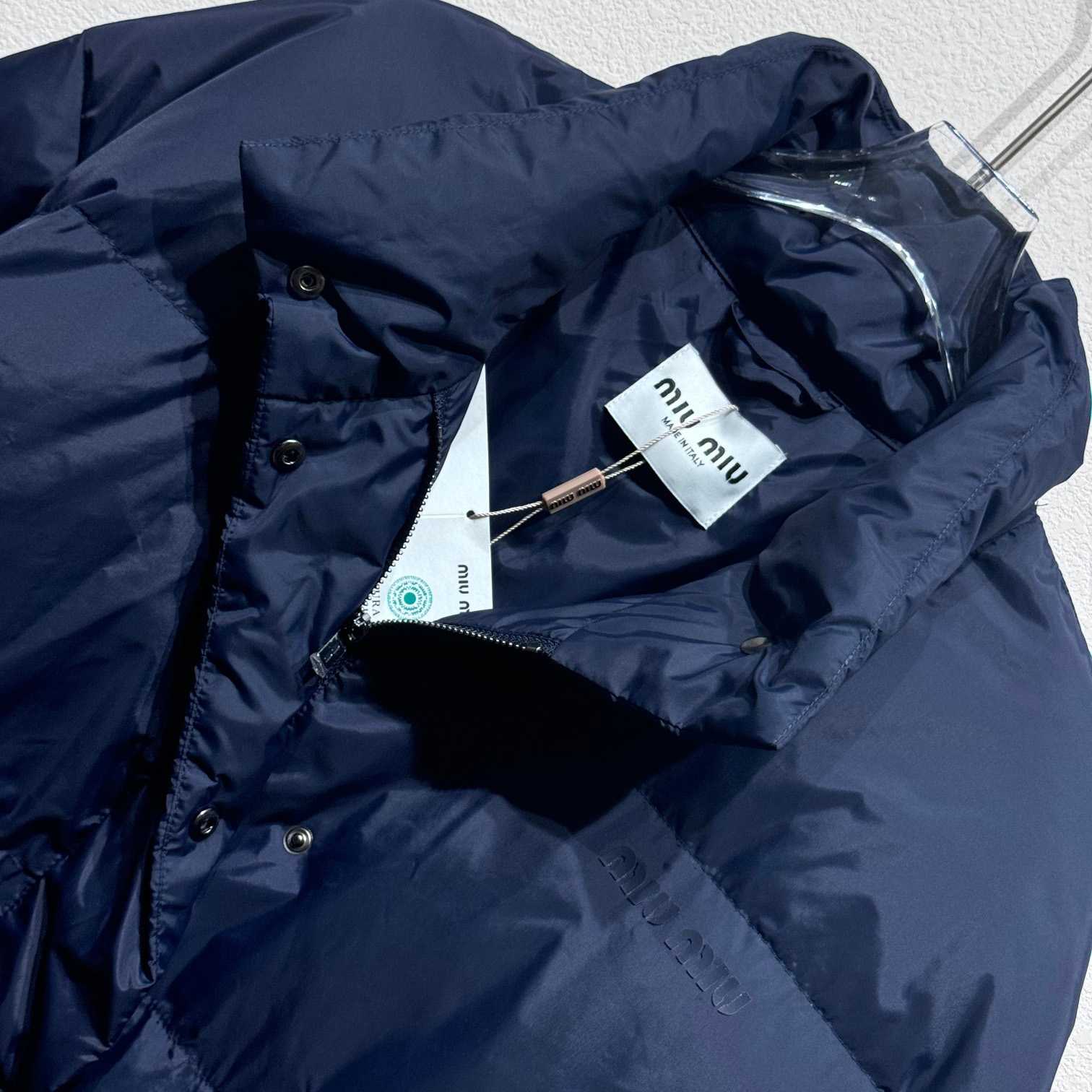 Miu Miu Technical Pongé Down Jacket - DopestKickz