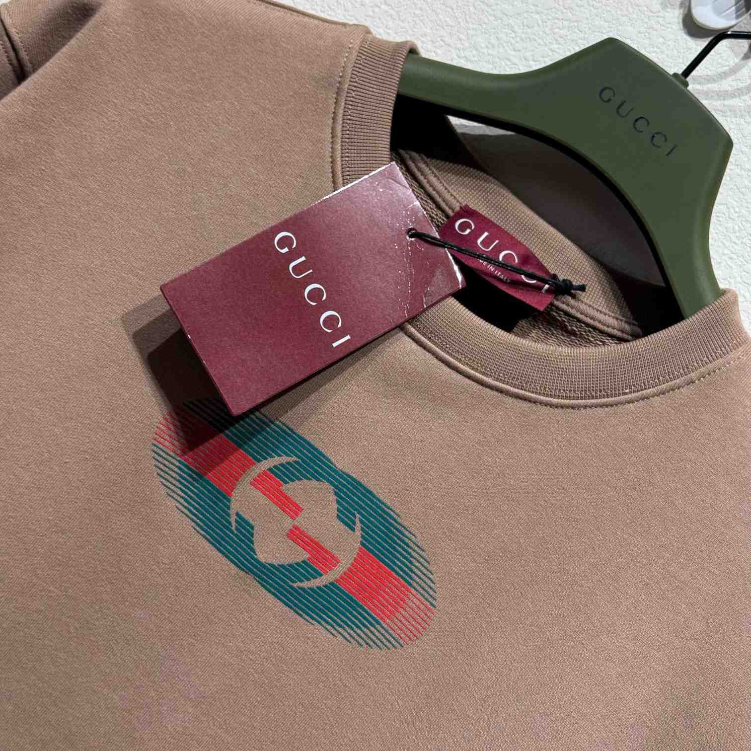 Gucci Cotton Sweatshirt With Logo - DopestKickz