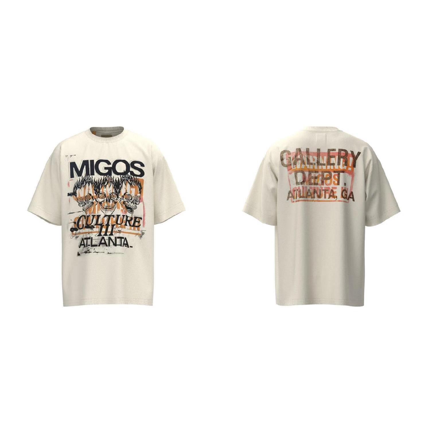 Migos x Gallery Dept. For Culture III Three Skulls T-shirt - DopestKickz