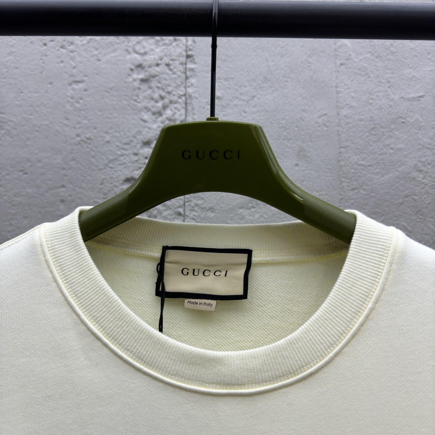 Gucci Cotton Jersey Sweatshirt With Embroidery - DopestKickz