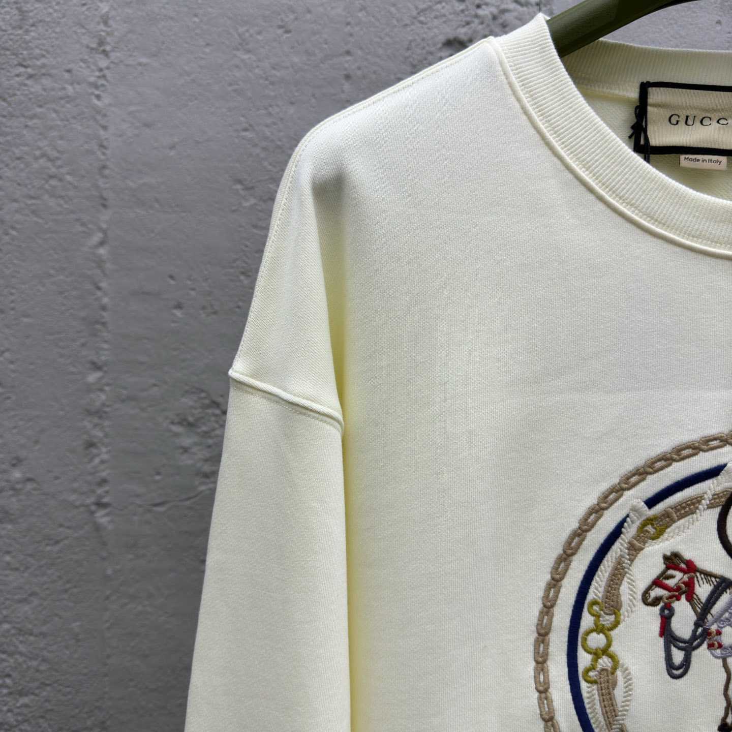 Gucci Cotton Jersey Sweatshirt With Embroidery - DopestKickz
