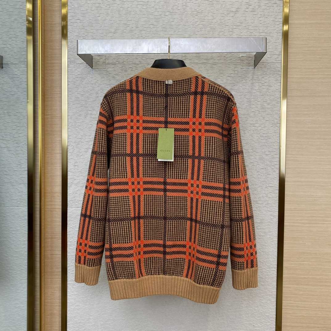 Gucci GG Wool Jacquard Cardigan  - DopestKickz