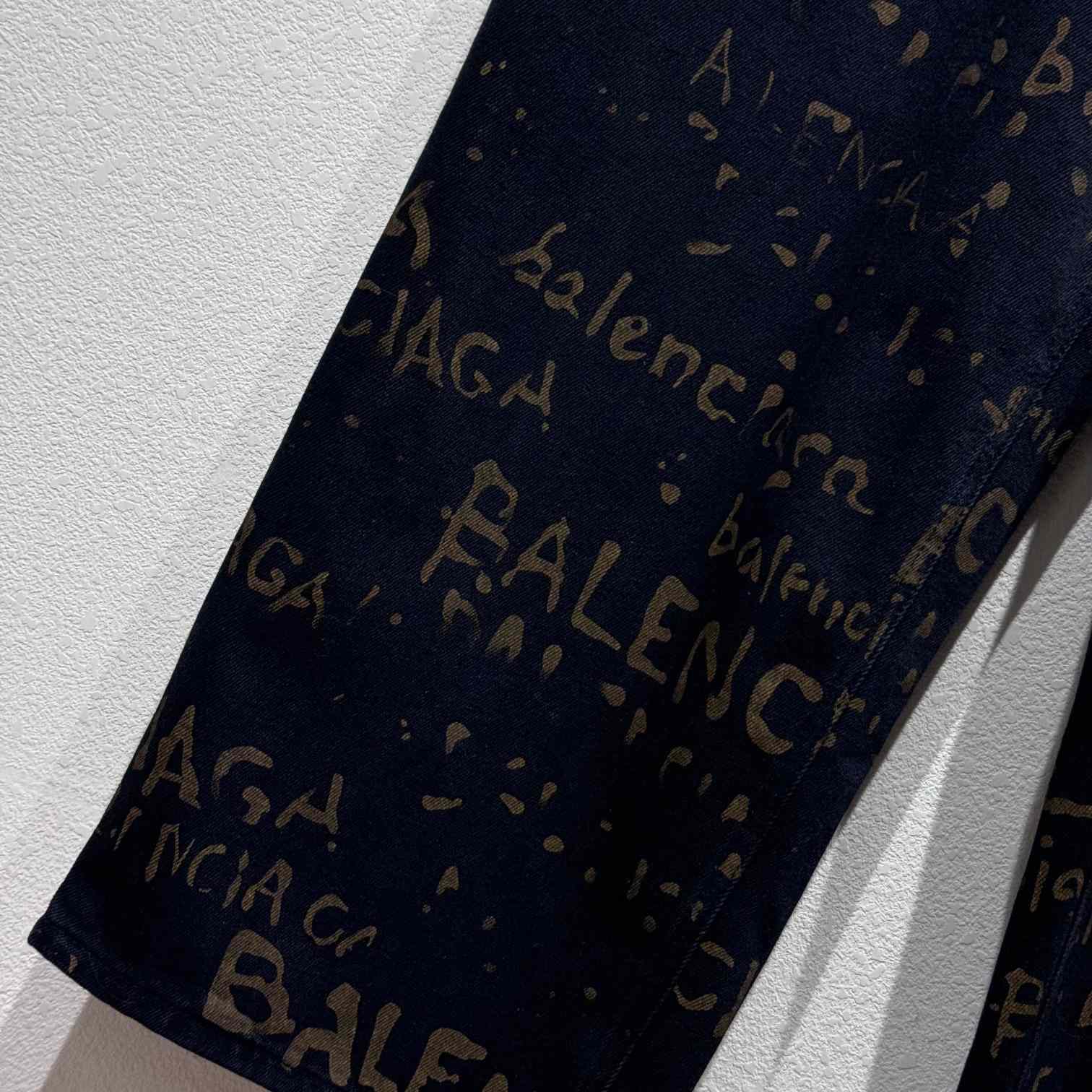 Balenciaga Bleachy Allover Jeans - DopestKickz