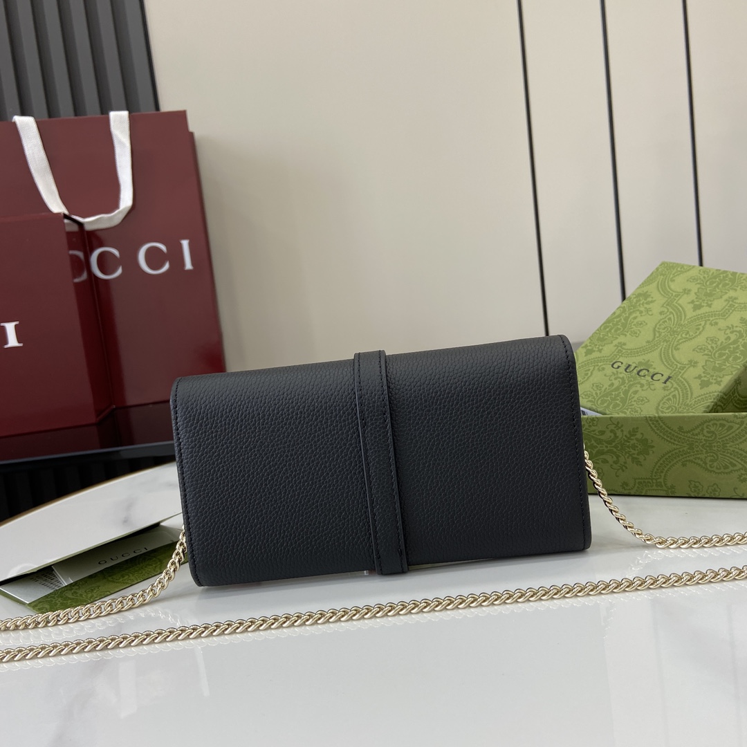 Gucci Jackie 1961 Chain Wallet - DopestKickz