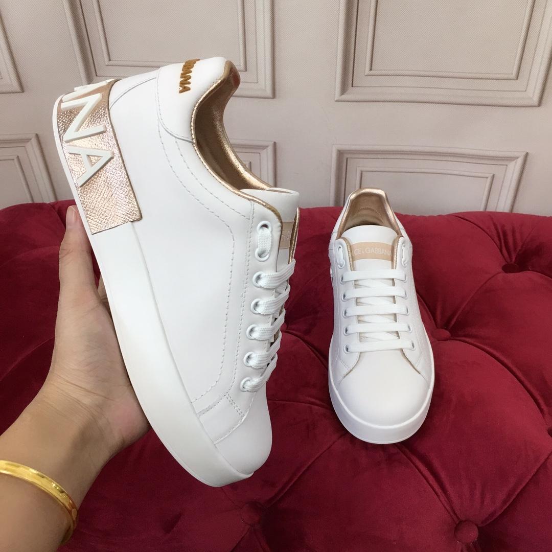 Dolce & Gabbana Calfskin Portofino Sneakers - DopestKickz