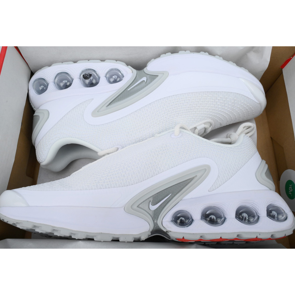 Air Max DN 'White Metallic Silver' Sneaker      DV3337-101  - DopestKickz
