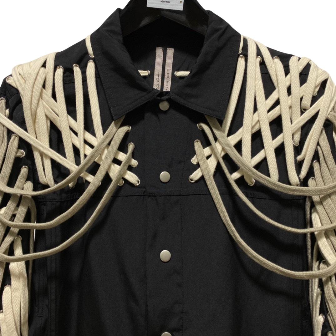 Rick Owens Tecuatl Megalace Worker Jacket - DopestKickz