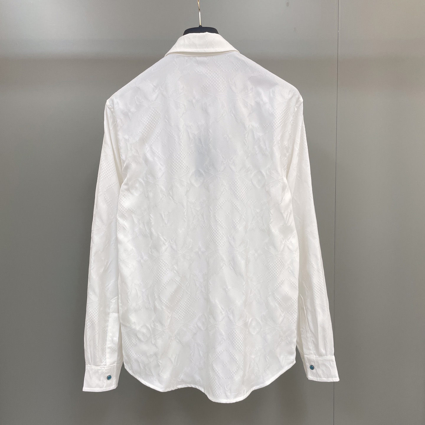 Louis Vuitton Long-Sleeved Jacquard Silk Shirt - DopestKickz
