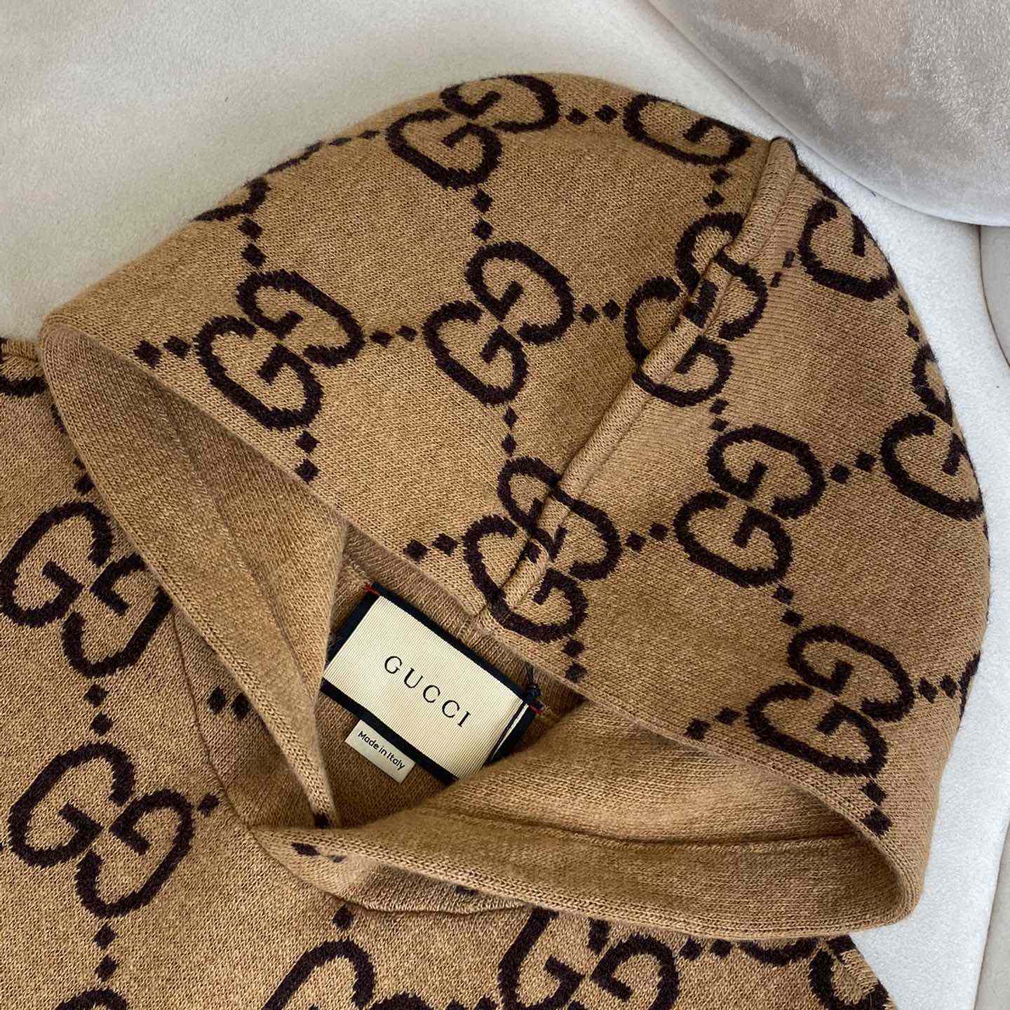 Gucci GG Wool Hooded Sweatshirt - DopestKickz